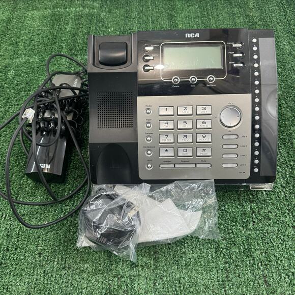 RCA ViSYS 4-Line Corded Telephone Answering System 25424RE1 - Picture 8 of 11